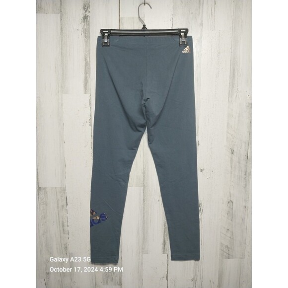Adidas Leggings Women’s Small, Gray Color Materials 92% cotton 8% spandex - Picture 4 of 6